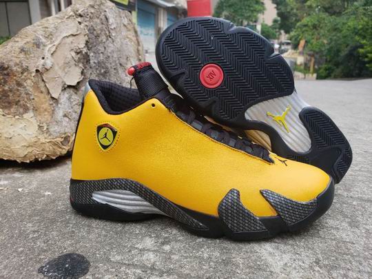 Air Jordan 14 Yellow Ferrari BQ3685-706 Men's Basketball Shoes-16